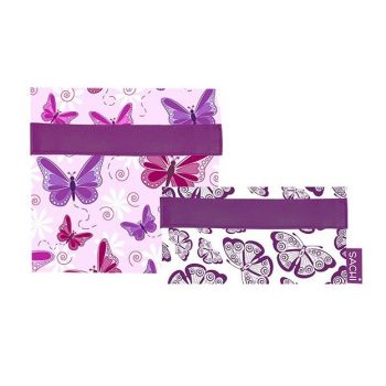 Sachi Lunch Pocket Butterflies Set of 2