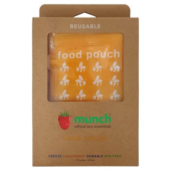 FOOD POUCH YELLOW BOXED