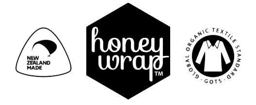 Honeywrap Logo & Badges White