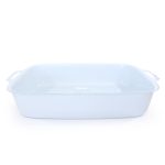 Dishy Enamelware Lasagne Pan White 33cm