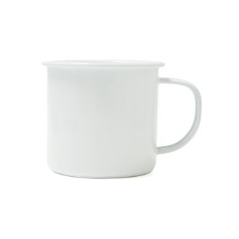 Dishy Enamelware Mug 350ml White