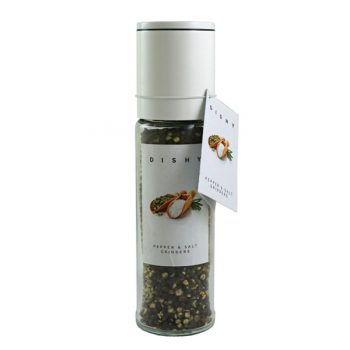 Dishy Shiro Tall Mill Black Pepper & Garlic
