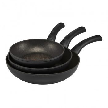Essteele Per Salute Non-Stick Open French Skillet Triple Pack 20/24/28cm