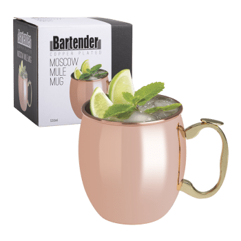 Bartender Moscow Mule Copper Plated Mug 530ml