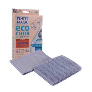 White Magic Microfibre Eco Barbecue Cloth 2 Pack