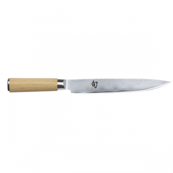 Kai Shun Classic White Granton Slicing Knife 24cm
