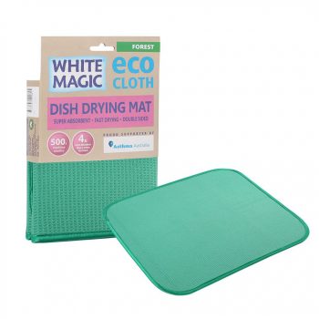 White Magic Microfibre Dish Mat Forest