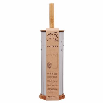 White Magic Eco Basics Toilet Set Stainless Steel