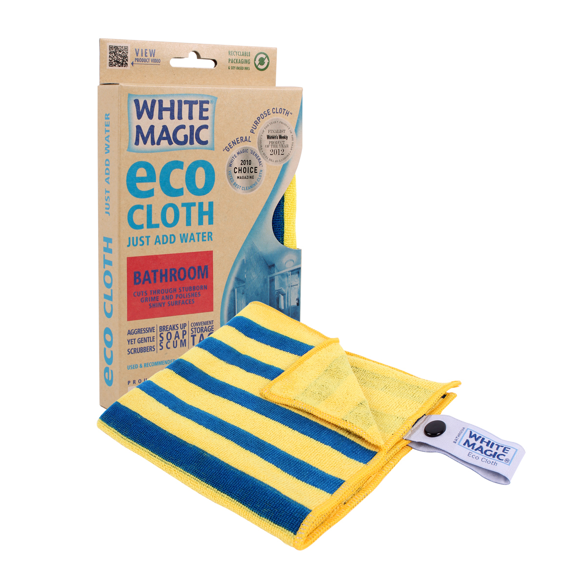 White Magic Microfibre Eco Bathroom Cloth - Chef's Complements