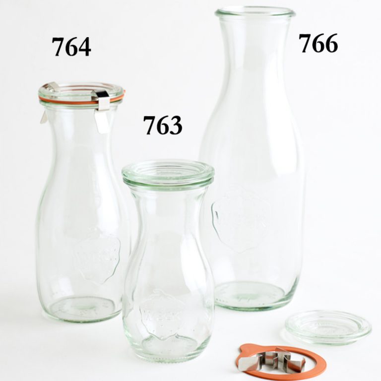 766 - 1 L Juice Jar (Set of 3) - Weck Jars