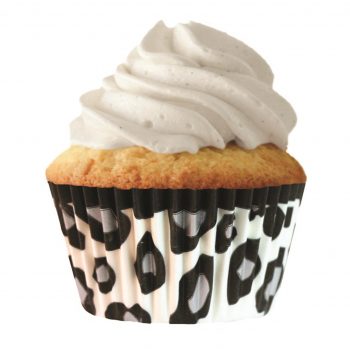 CupcakeCreations Standard White Leopard Baking Cases Pack of 32