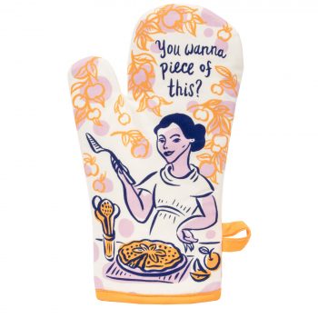 Blue Q Novelty Single Oven Glove 'You Wanna A Piece Of This?'