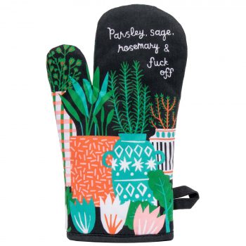 Blue Q Novelty Single Oven Glove 'Parsley, Sage, Rosemary & ...'