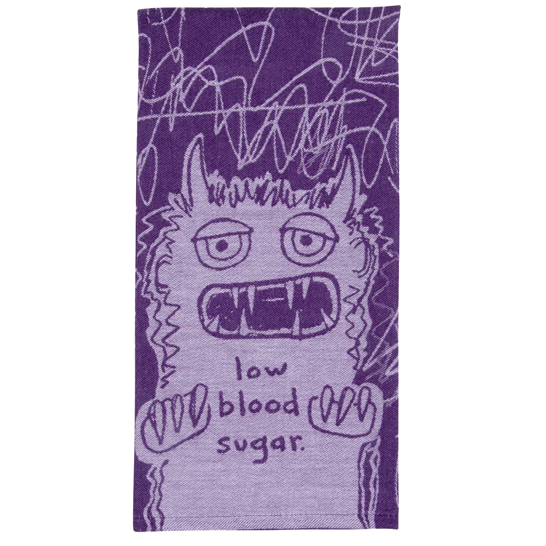 Blue Q Novelty Tea Towel 'Low Blood Sugar' Chef's Complements