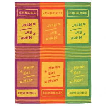 Blue Q Novelty Tea Towel 'MMMM + Eat'