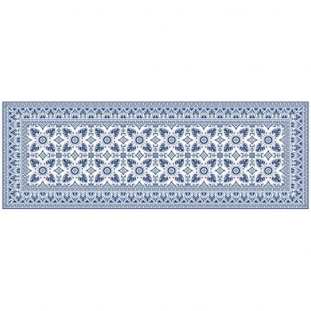 Beija Flor Bella Blue Table Runner