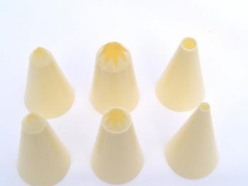 Chefs Piping Tube Nozzles Set of 6