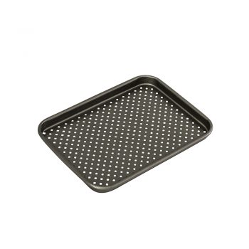 Bakemaster Non-Stick Perfect Crust Baking Tray 24x18x1.5cm