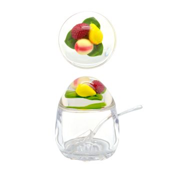 Acrylic Jam Pot Mixed Fruit