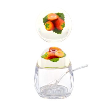 Acrylic Jam Pot Strawberry