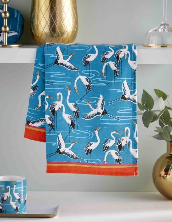 CRANES tea towel copy