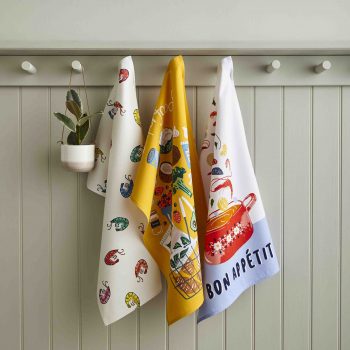 Food tea towels on hook set copy