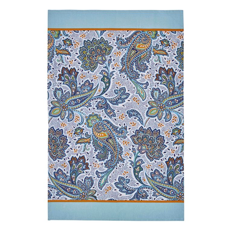 Italian Paisley Cotton Tea Towel copy