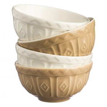 Mason Cash Original Cane & Cream Mini Prep Bowls 10cm Set of 4