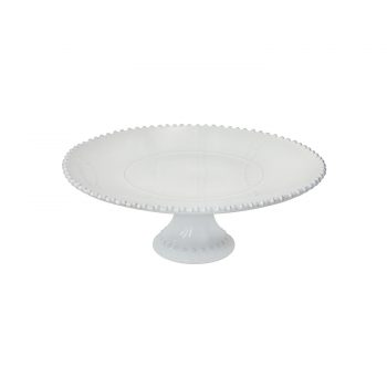 Costa Nova Pearl Centrepiece Cake Stand 34cm White
