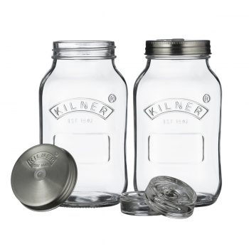 Kilner Fermentation Jars 1L Set of 2