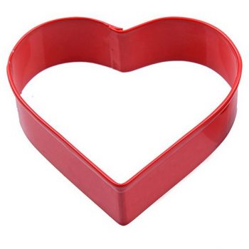 R&M Cookie Cutter Heart Red 8cm