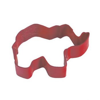 R&M Cookie Cutter Elephant Red 9cm