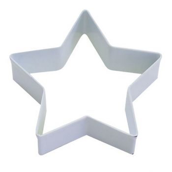 R&M Cookie Cutter Star White 9cm