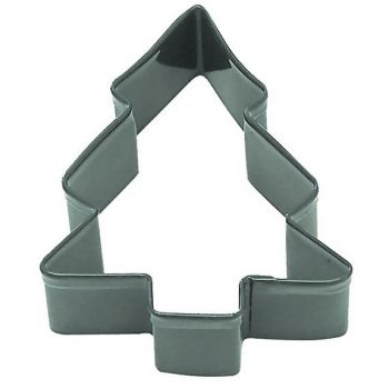 R&M Cookie Cutter Snow Covered Xmas Tree Green 9cm