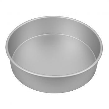 Bakemaster Silver Anodised Round Cake Pan (9 Sizes)