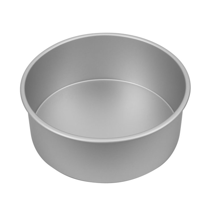 Bakemaster Silver Anodised Round Deep Cake Pan (5 Sizes) - Chef's  Complements