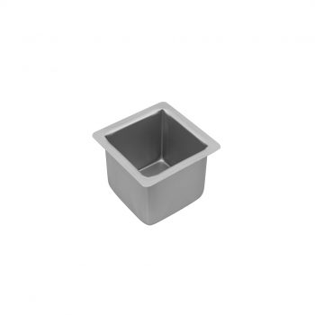 Bakemaster Silver Anodised Square Deep Cake Pan (5 Sizes) - 10cm