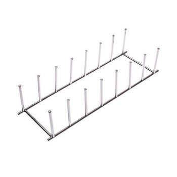 Entrée Plate Rack Chrome 34x10.5x8cm