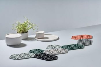 Hexagon Trivet Lifestyle Nordic Sky