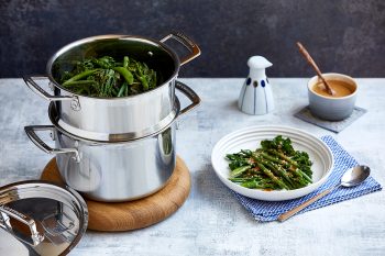 Japanese Cooking Discovery Steamed beans with Sesame Dressing Scandi-Germany Landscape f5.6 RETOUCHED