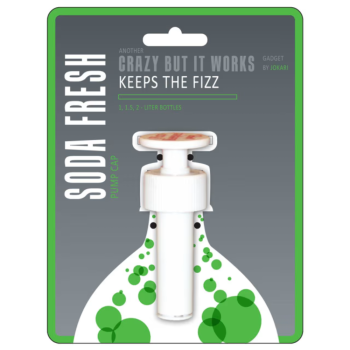 Jokari Pump Cap Fizz Keeper White