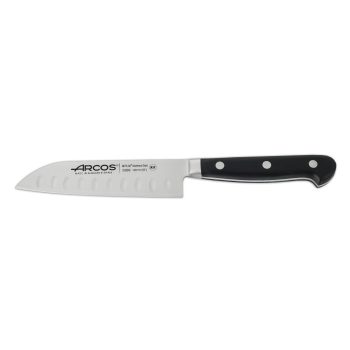 Arcos Clásica Santoku Knife with Scalloped Blade 14cm