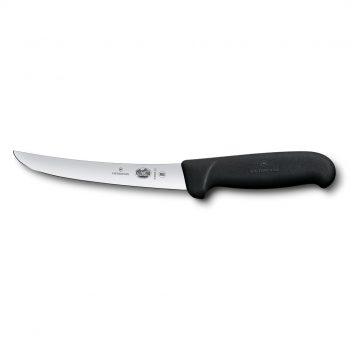 Victorinox Fibrox Boning Knife Curved Black 15cm