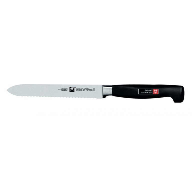 60006 – FOUR STAR Serrated Utility Knife – 13cm- HR
