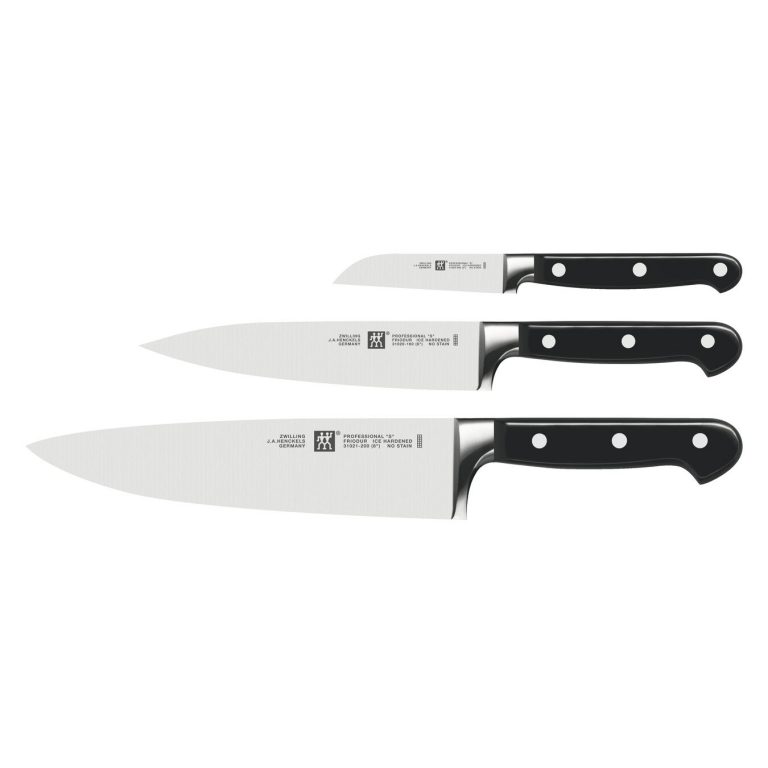 60091 – Prof S Knife set – 3pcs