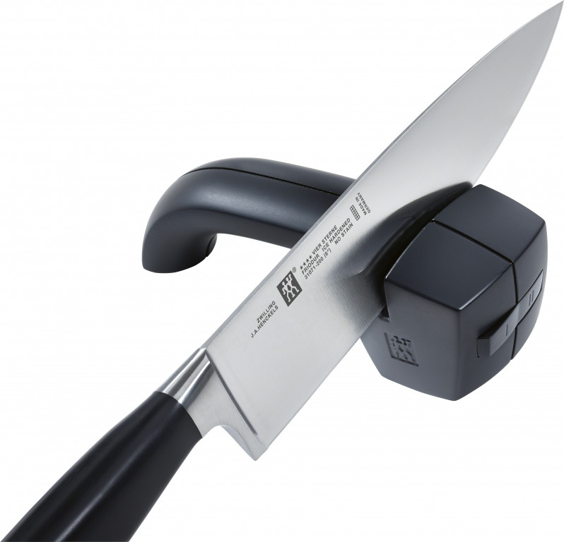 Zwilling Sharp Pro Sharpener Black Chef's Complements