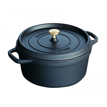 65016 – Round Cocotte – 26cm Black