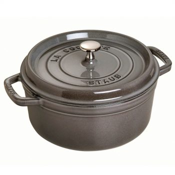 Staub Cast Iron Cocotte Round Graphite (4 Sizes)