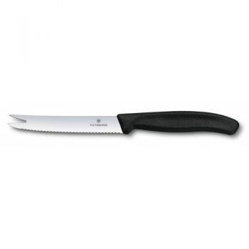 Victorinox Swiss Classic Cheese & Sausage Knife Wavy 11cm (2 colours)