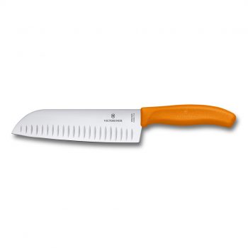 Victorinox Swiss Classic Fluted Santoku Knife 17cm (5 Colours)